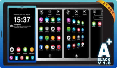 ABLACK Theme GO Launcher EX