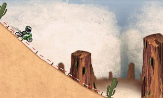 Stickman Downhill Motocross