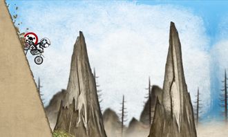 Stickman Downhill Motocross