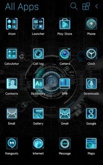 Black Mechanic Atom Theme